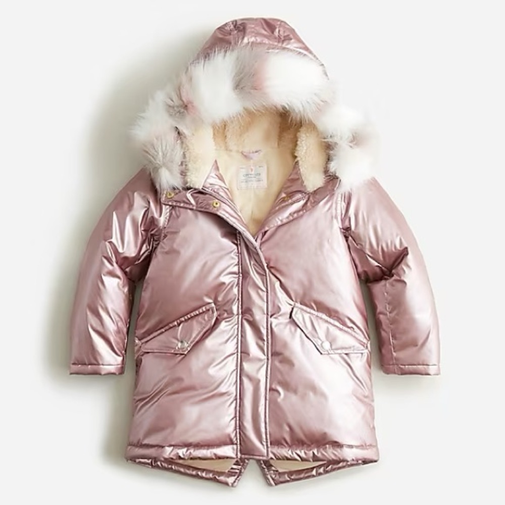 NWT Crewcuts Girl Parka XS